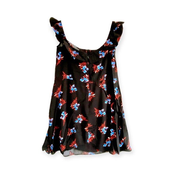 NWT City Chic Mini Dress, Blue Floral Off the Shoulder, Size 16 Plus size - Picture 4 of 12